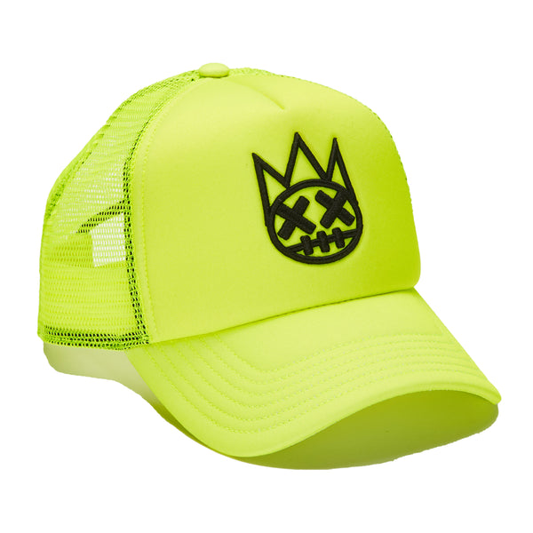 Cult Of Individuality Shimuchan Neon Yellow Trucker Hat – Mesh Back Clean Logo Cap Hats