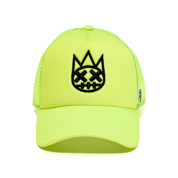 Cult Of Individuality Shimuchan Neon Yellow Trucker Hat – Mesh Back Clean Logo Cap Hats