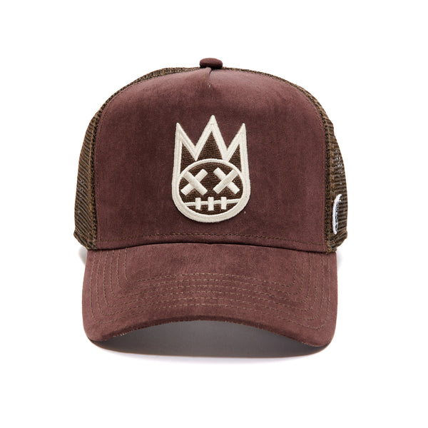 Cult Of Individuality Shimuchan Vintage Brown Trucker Hat – Mesh Back Logo Cap Hats