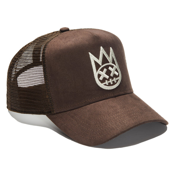 Cult Of Individuality Shimuchan Vintage Brown Trucker Hat – Mesh Back Logo Cap Hats