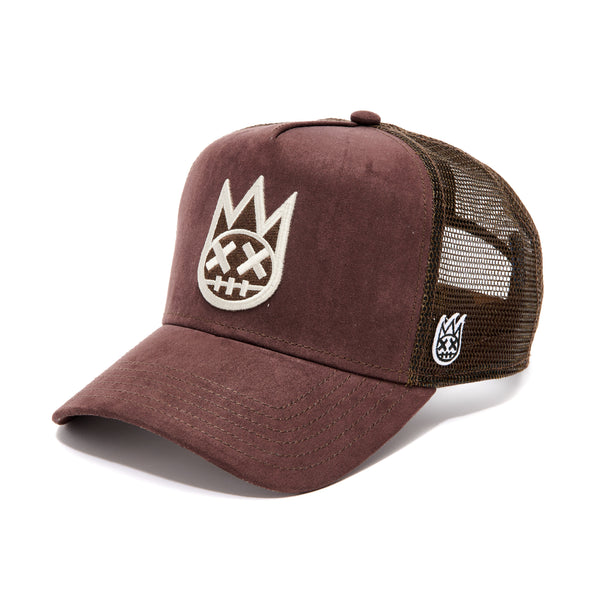 cult of individuality Shimuchan Vintage Brown Trucker Hat – Mesh Back Logo Cap Hats