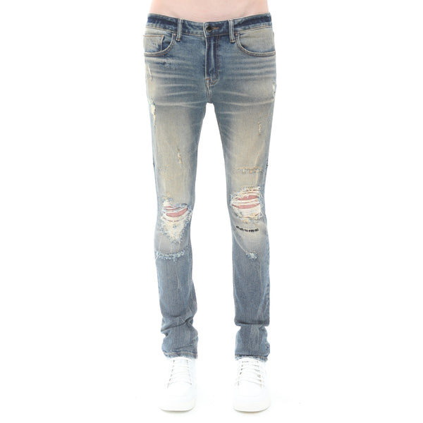 cult of individuality STRAT SUPER SKINNY FIT JEAN IN ASPEN Jeans