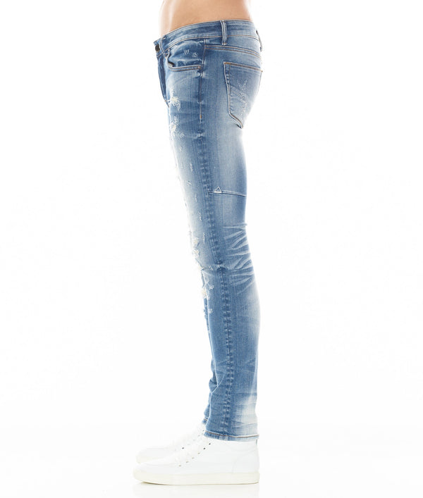 Cult Of Individuality STRAT SUPER SKINNY FIT JEAN IN PRISM Jeans