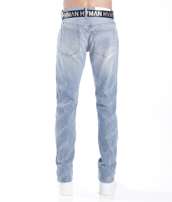 Cult Of Individuality STRAT SUPER SKINNY IN ACID REPEAT Jeans