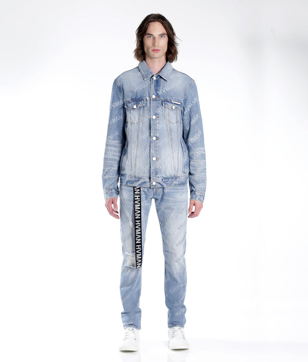Cult Of Individuality STRAT SUPER SKINNY IN ACID REPEAT Jeans