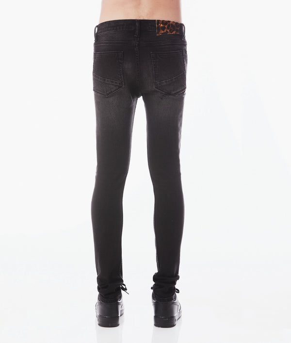 Cult Of Individuality STRAT SUPER SKINNY IN BLACK Jeans