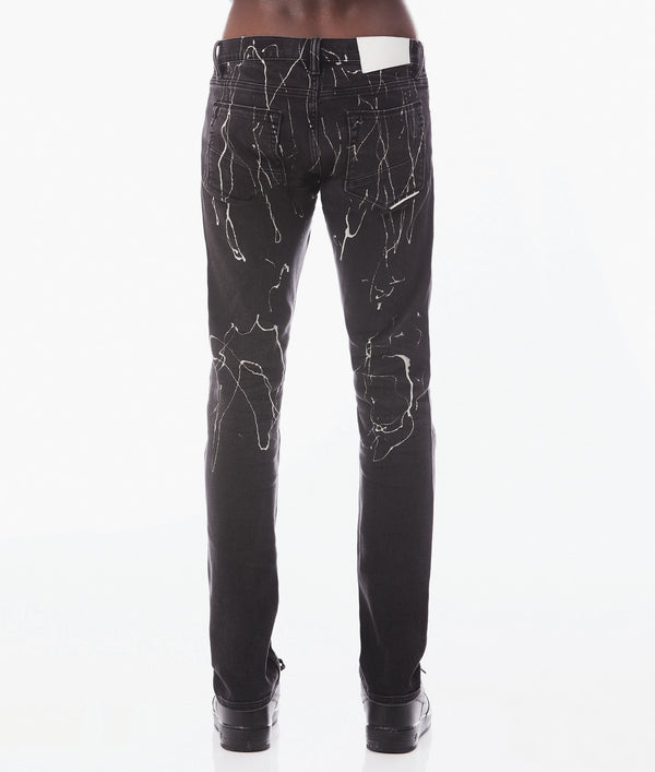 Cult Of Individuality STRAT SUPER SKINNY IN BLACK OPIUM Jeans