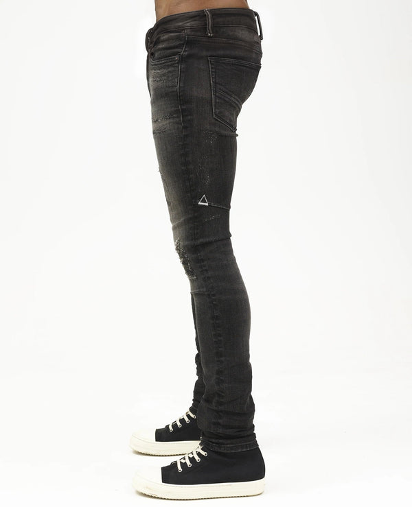 Cult Of Individuality STRAT SUPER SKINNY IN SHALE Jeans