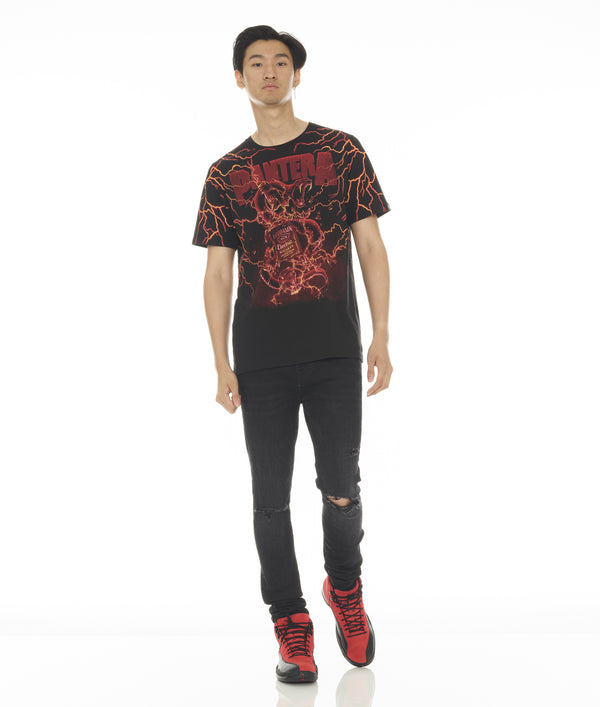 Cult Of Individuality T-SHIRT SHORT SLEEVE CREW NECK TEE "WHISKEY" PANTERA Tshirt