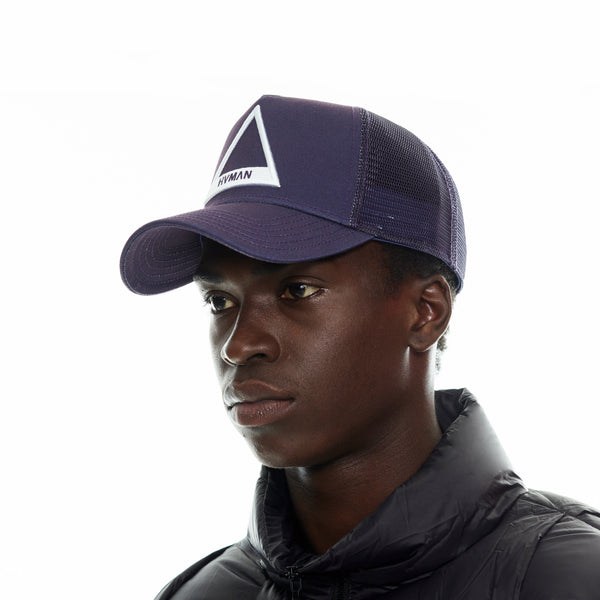 Cult Of Individuality TRIANGLE LOGO MESH TRUCKER HAT IN PARACHUTE PURPLE Hats