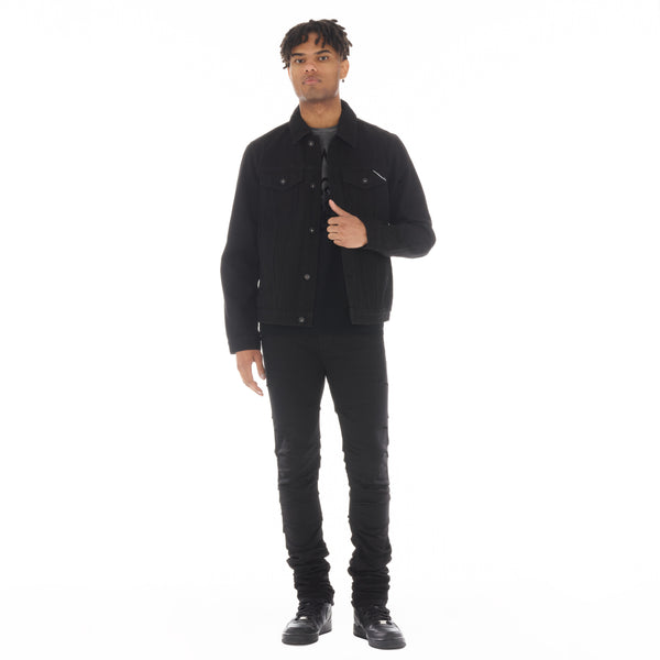 Cult Of Individuality TYPE II DENIM JACKET IN DOUBLE BLACK Denim Jackets