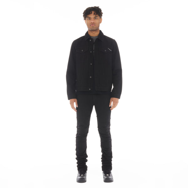 Cult Of Individuality TYPE II DENIM JACKET IN DOUBLE BLACK Denim Jackets