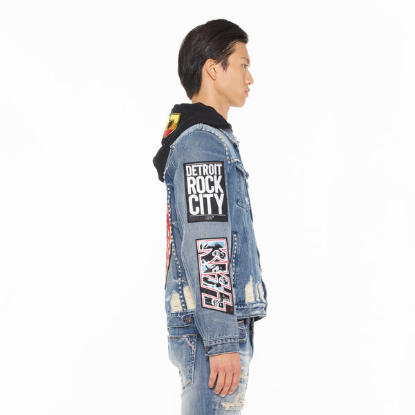 Cult Of Individuality Type II Denim Jacket In Kiss Denim Jackets