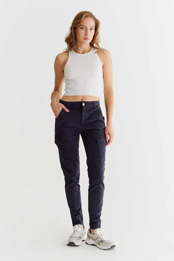 cup of joe denim Angel High Waist Regular Length Cargo Pants