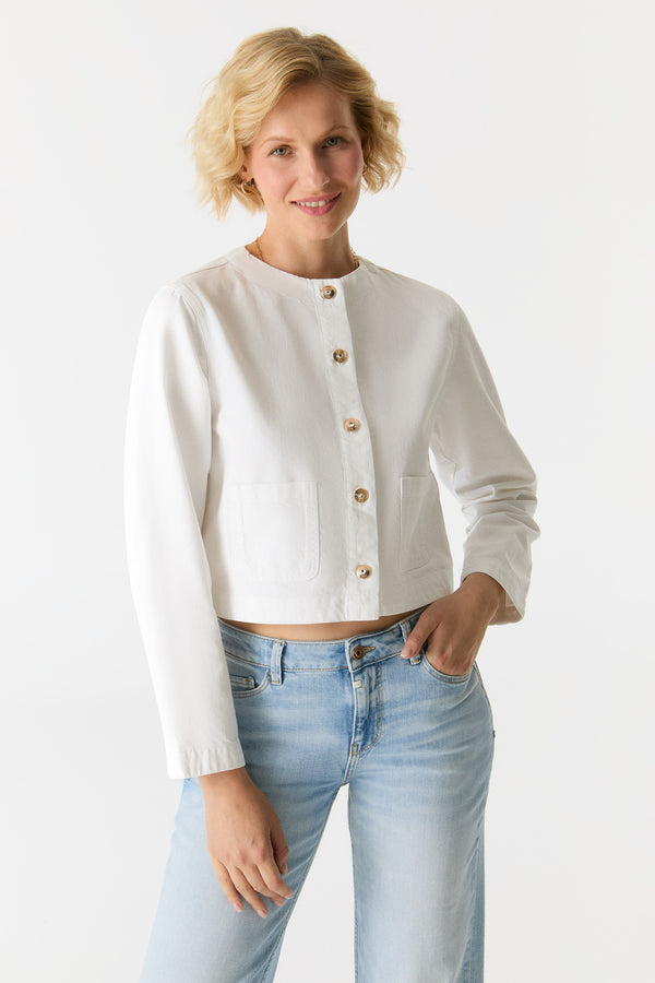 cup of joe denim Betty Long Sleeve Jacket