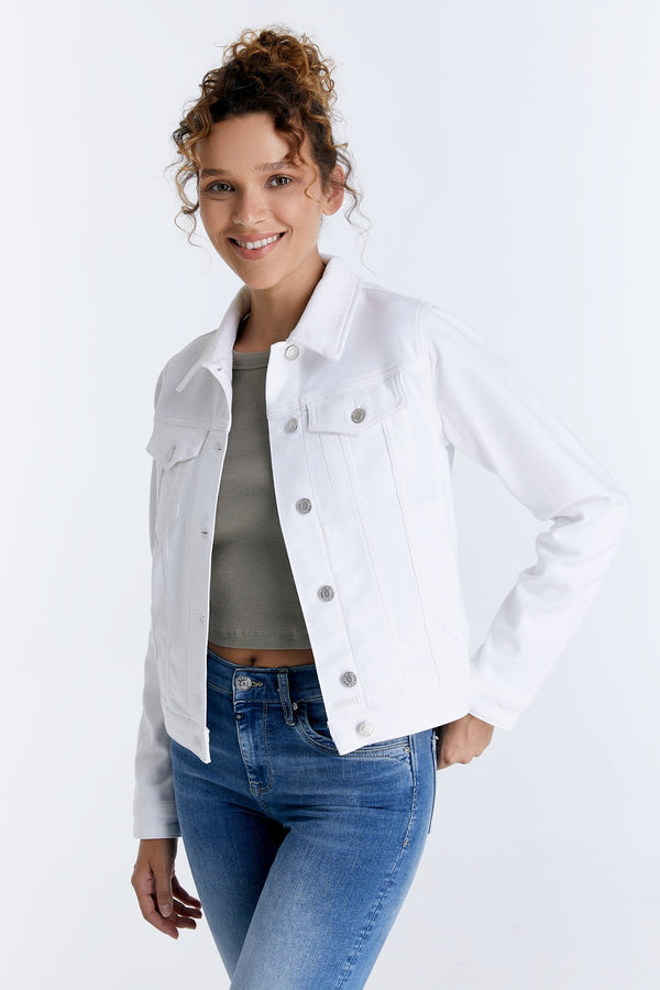 Cup Of Joe Denim Katy Long Sleeve Western Jacket