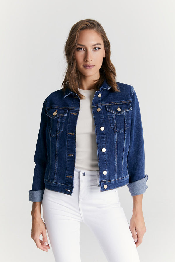 cup of joe denim Katy Long Sleeve Western Jacket