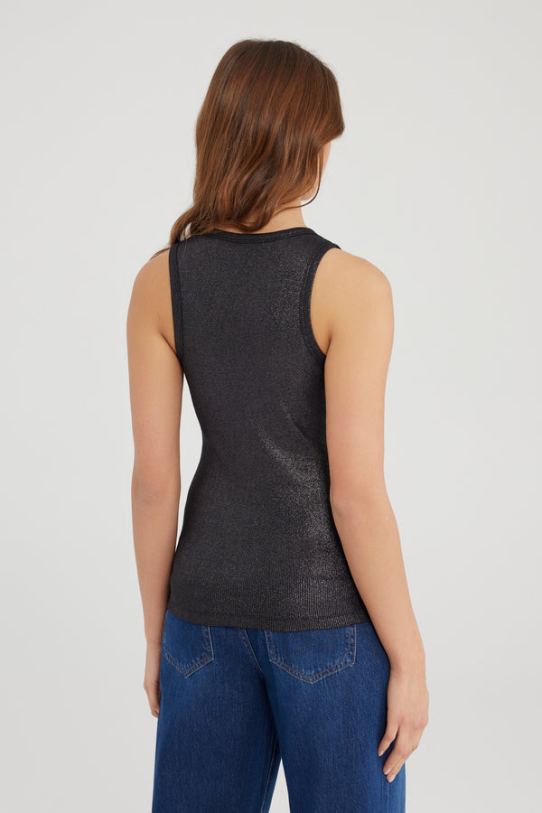 Cup Of Joe Denim Liv Halter Neck Tank Top