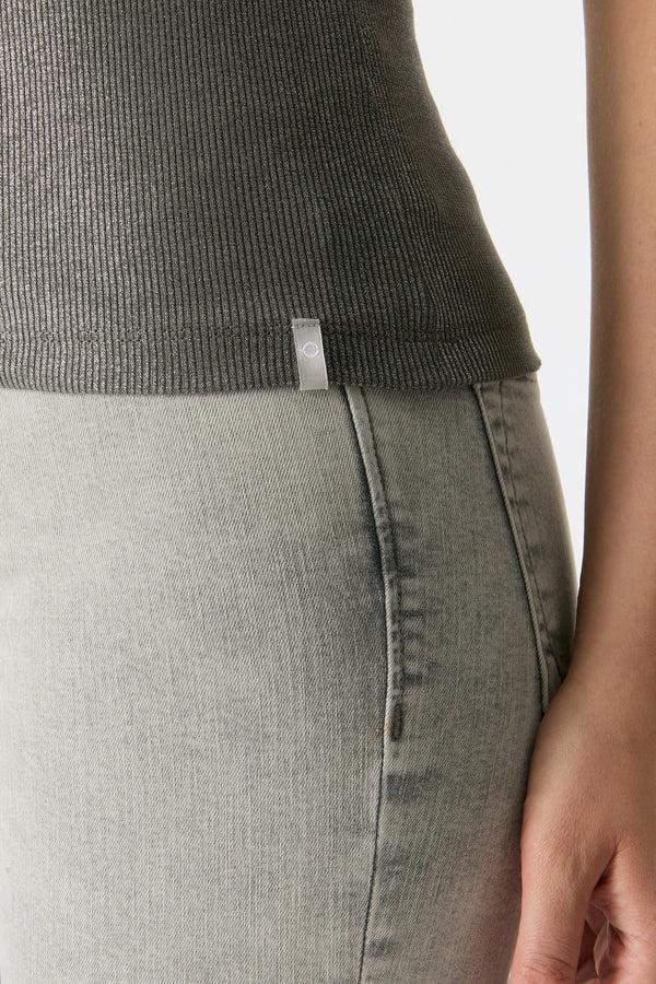 Cup Of Joe Denim Liv Halter Neck Tank Top