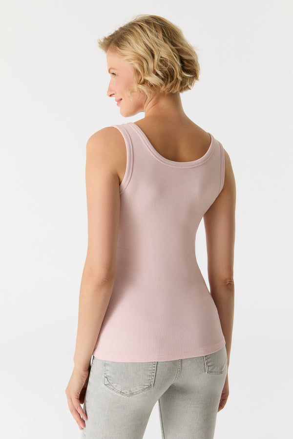 Cup Of Joe Denim Olivia Scoop Neck Tank Top