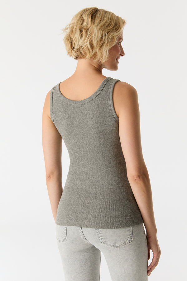 Cup Of Joe Denim Olivia Scoop Neck Tank Top