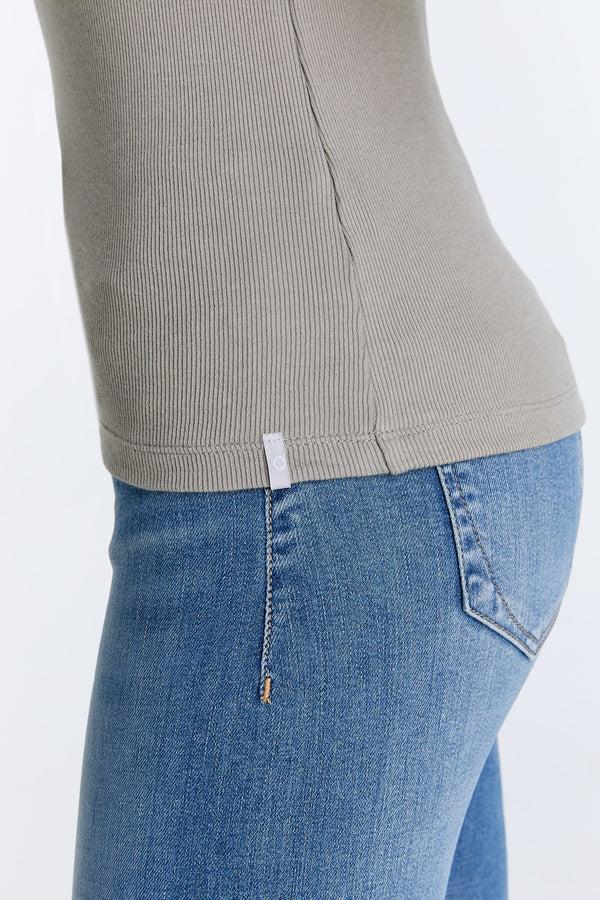 Cup Of Joe Denim Olivia Scoop Neck Tank Top