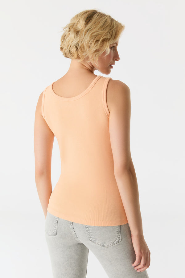 Cup Of Joe Denim Olivia Scoop Neck Tank Top