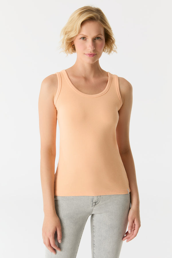 Cup Of Joe Denim Olivia Scoop Neck Tank Top