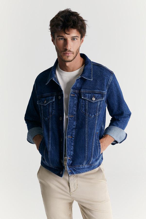 Cup Of Joe Denim Ryan Long Sleeve Western Jacket