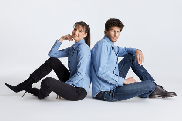 Cup Of Joe Denim Scarlett Long Sleeve Shirt