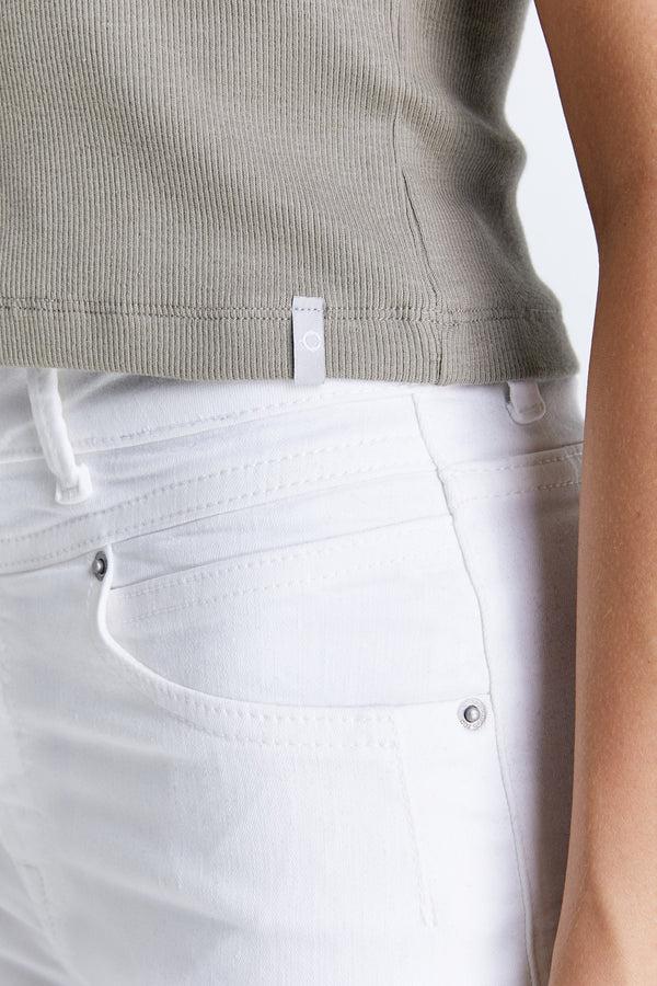 Cup Of Joe Denim Zoe Crew Neck Tank Top