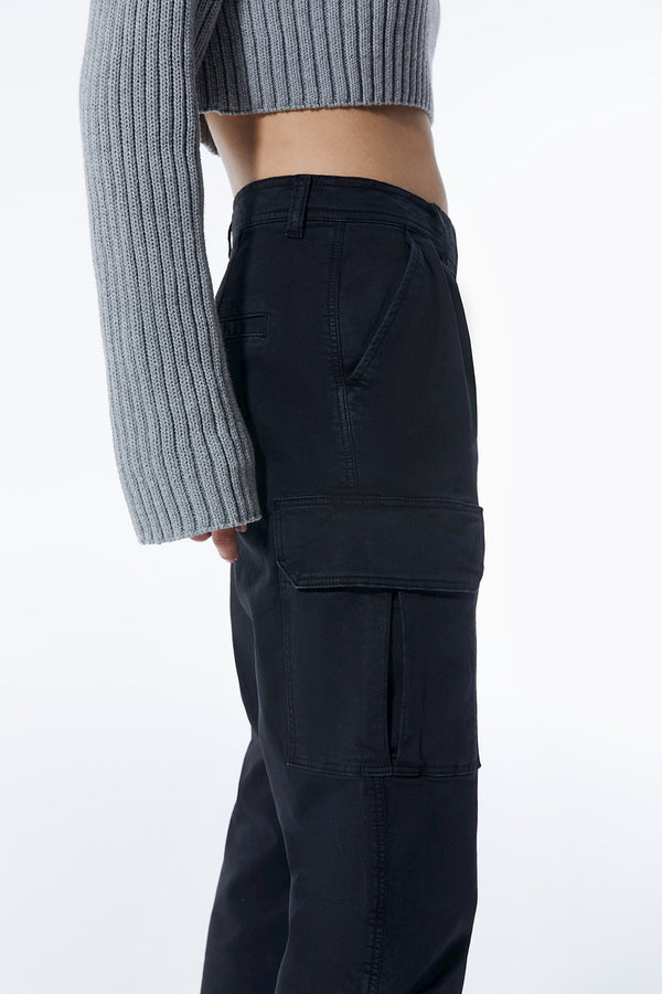 Cup Of Joe Denim Daphne High Waist Regular Length Cargo Pants