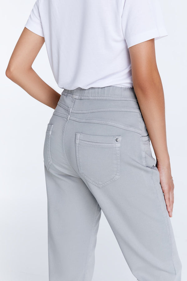 Cup Of Joe Denim Ella Mid Waist Ankle Length Jogger 5 Pocket Pants