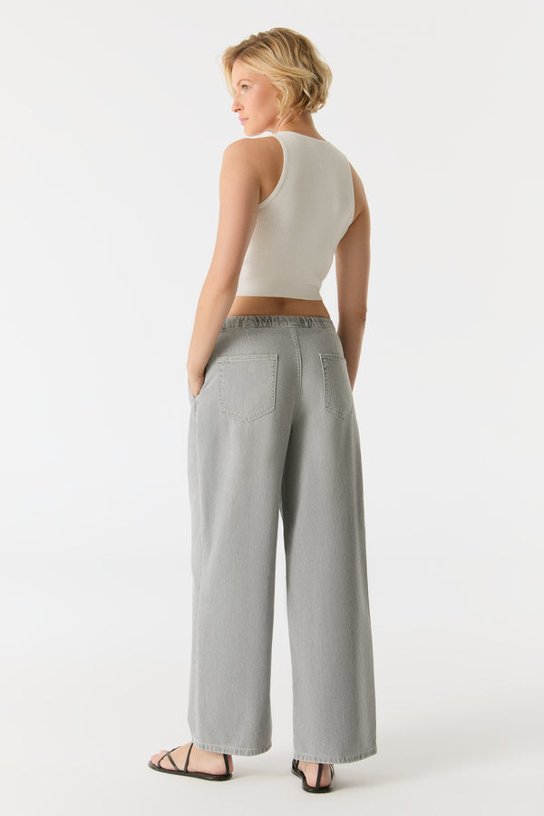 Cup Of Joe Denim Ellen Mid Waist Full Length Jogger Chino Jeans