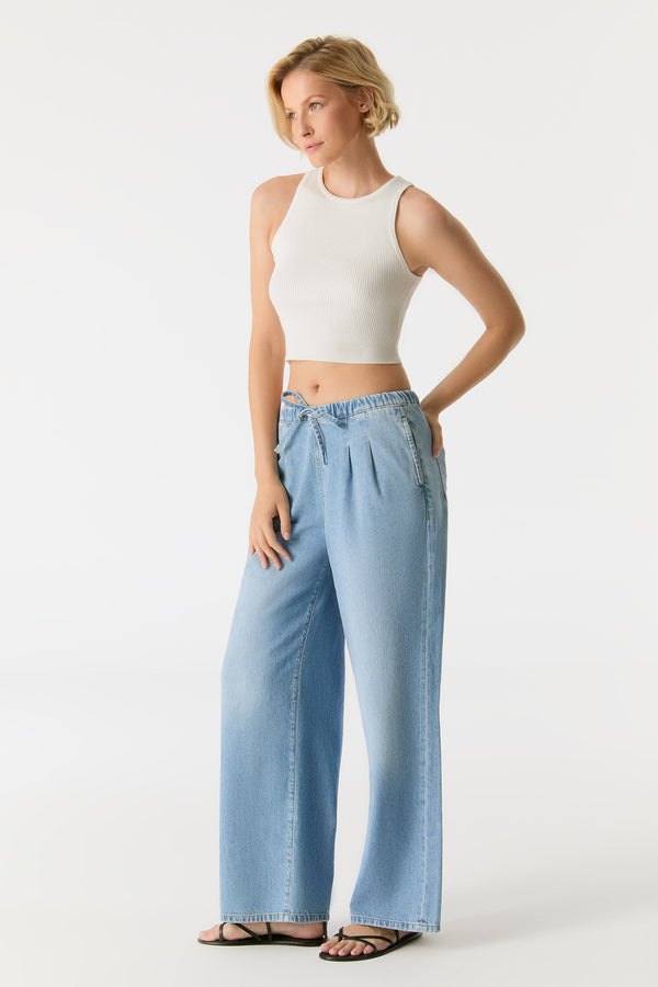 cup of joe denim Ellen Mid Waist Full Length Jogger Chino Jeans