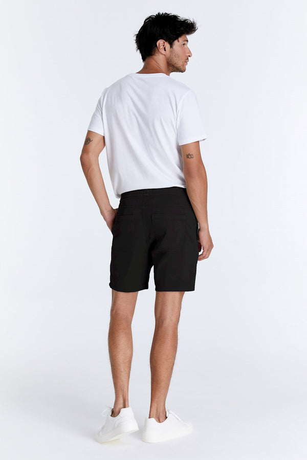 Cup Of Joe Denim Fred Mid Waist Regular Length Jogger 5 Pocket Shorts