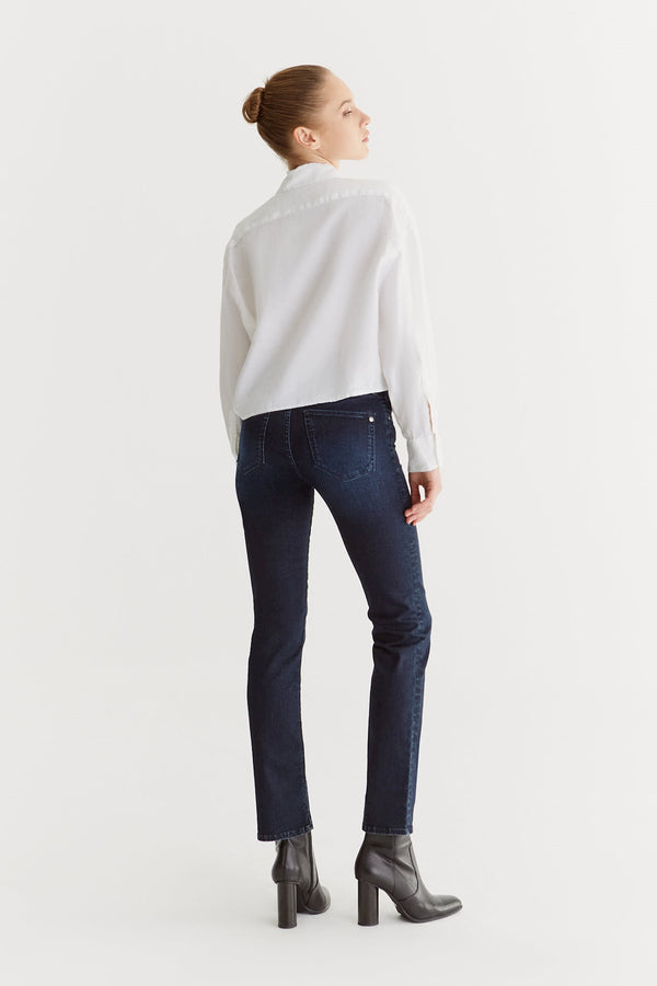 Cup Of Joe Denim Hannah High Waist Regular Length 5 Pocket Jeans