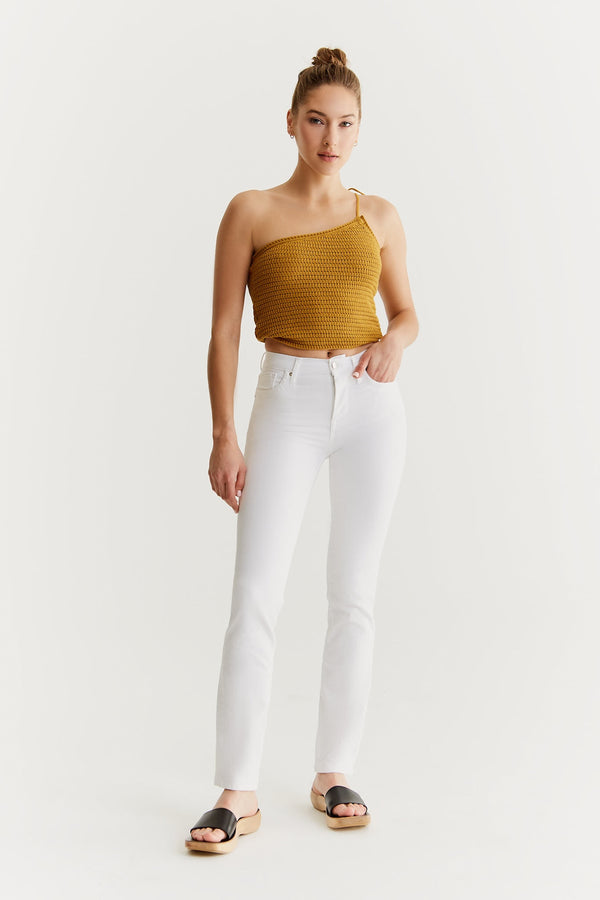 Cup Of Joe Denim Hannah High Waist Regular Length 5 Pocket Pants