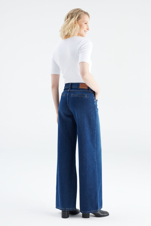 Cup Of Joe Denim Hazel Mid Waist Full Length 5 Pocket Jeans