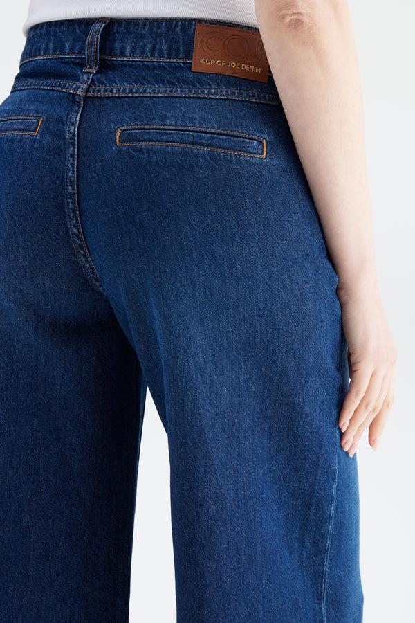 Cup Of Joe Denim Hazel Mid Waist Full Length 5 Pocket Jeans