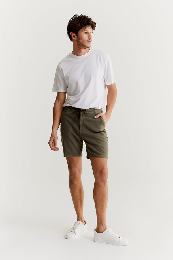 cup of joe denim James Mid Waist Regular Length Jogger Chino Shorts