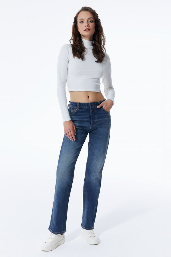 cup of joe denim Kylie High Waist Regular Length 5 Pocket Jeans