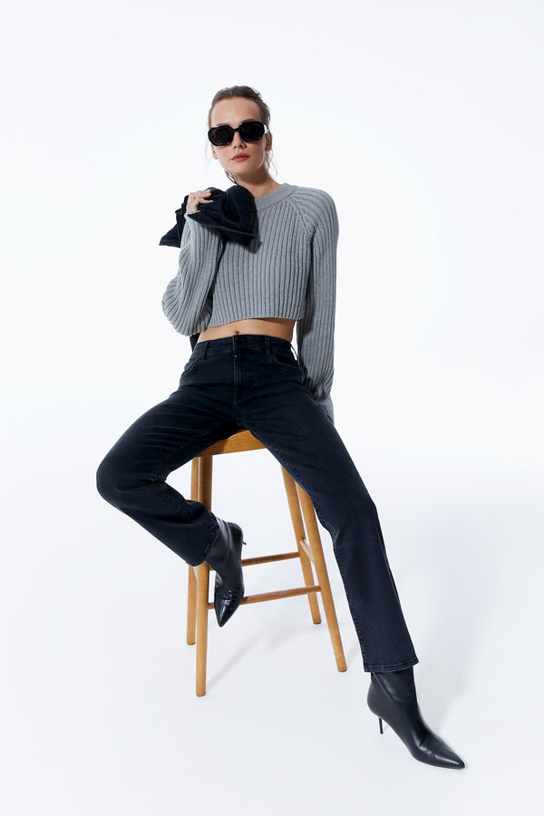 Cup Of Joe Denim Kylie High Waist Regular Length 5 Pocket Jeans