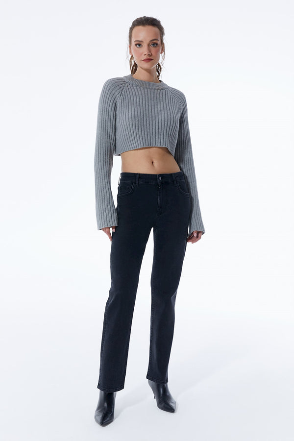 Cup Of Joe Denim Kylie High Waist Regular Length 5 Pocket Jeans