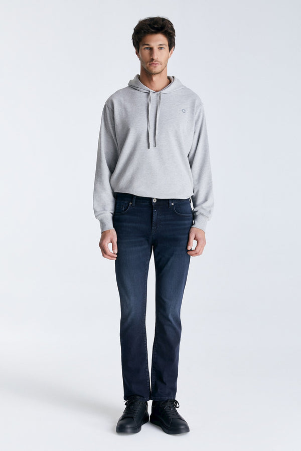 cup of joe denim Lance Mid Waist Regular Length 5 Pocket Jeans