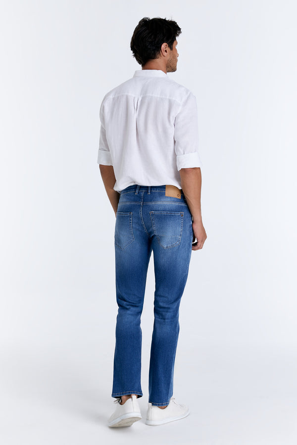 Cup Of Joe Denim Lance Mid Waist Regular Length 5 Pocket Jeans