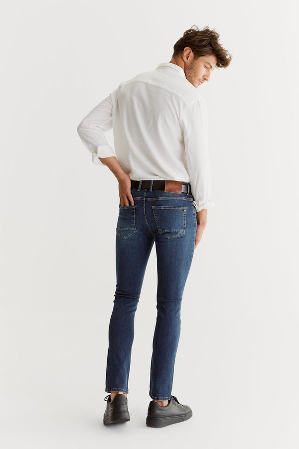 Cup Of Joe Denim Leo Mid Waist Regular Length Super Flex 5 Pocket Jeans