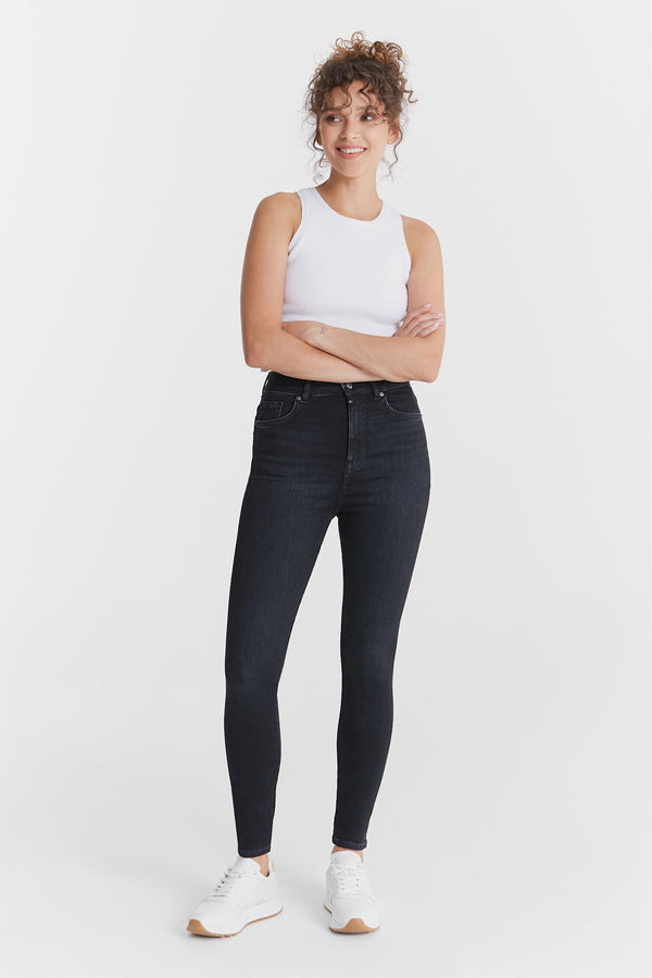 cup of joe denim Lilly Ultra High Waist Regular Length Seamless 5 Pocket Jeans