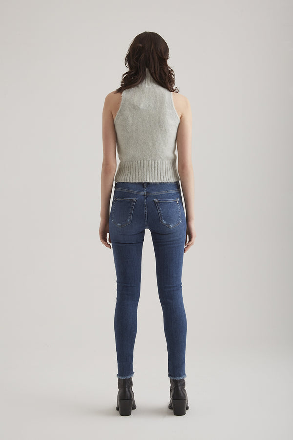 Cup Of Joe Denim Lina High Waist Ankle Length 5 Pocket Jeans