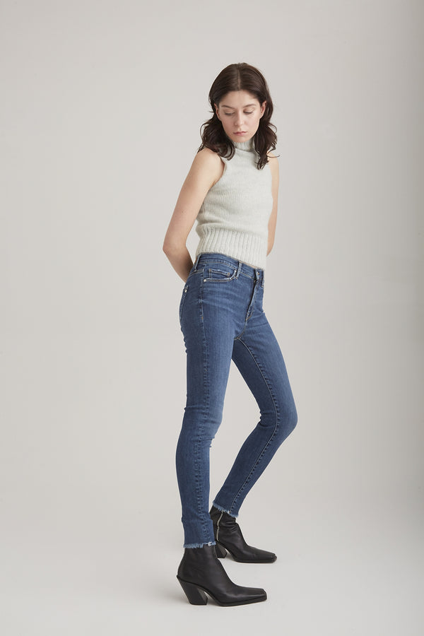 Cup Of Joe Denim Lina High Waist Ankle Length 5 Pocket Jeans